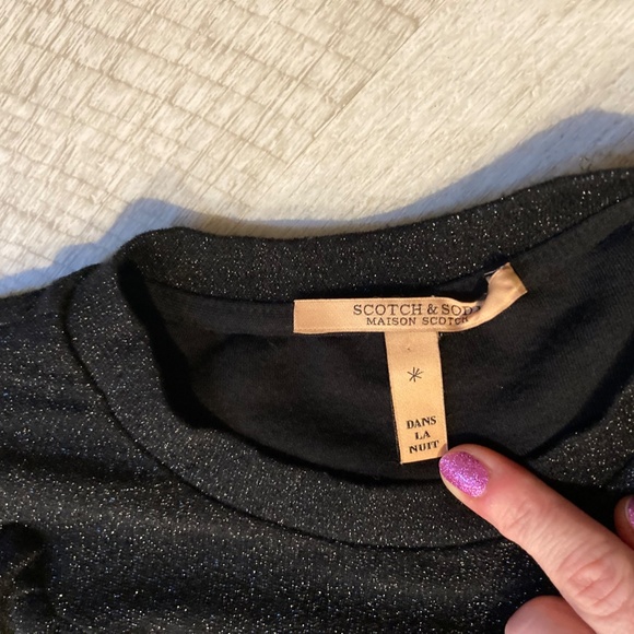 Sparkly Black Scotch & Soda Sweater - Picture 2 of 5